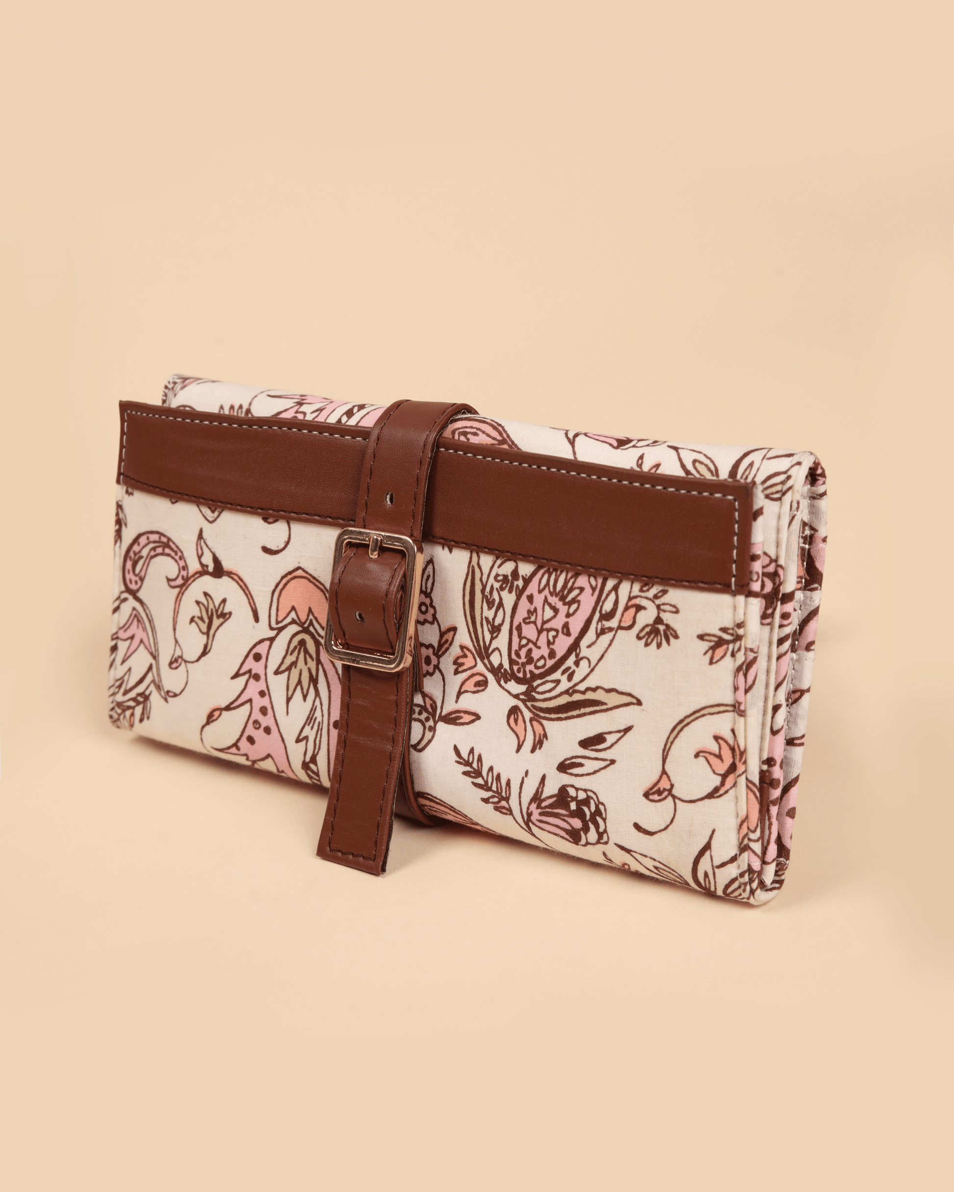 Blush Pearl Handblock Wallet