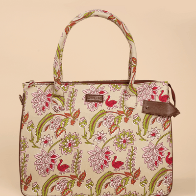 Sunlit Sands Handblock Shoulder Bag