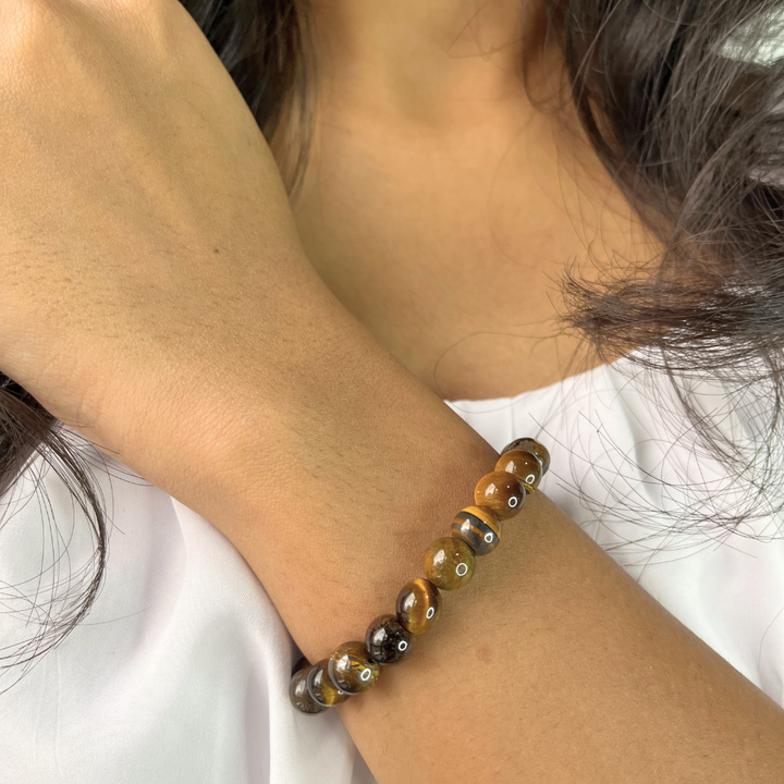 Majestic Tiger Eye Bead Bracelet For Women