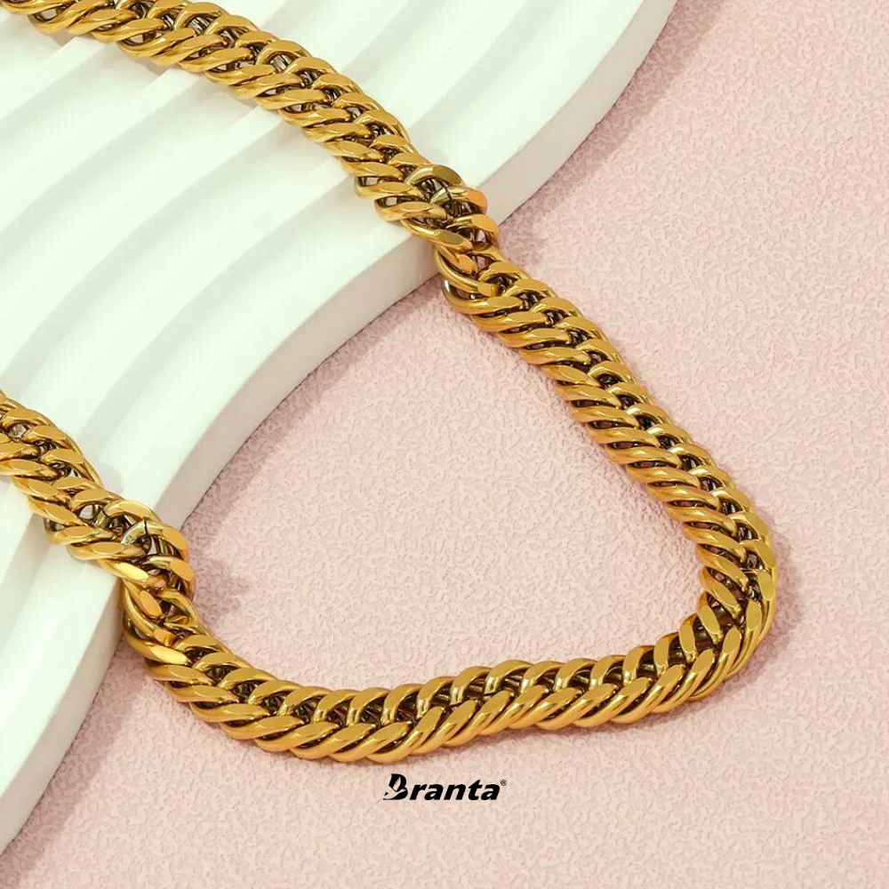 Branta Luxe Men's Heavyweight Gold Chain (21.5 Inch)