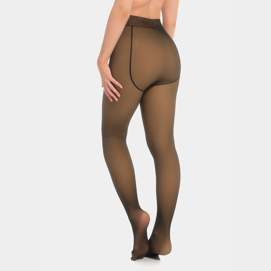 Upyogaa Fur Lined Sheer Translucent Stockings | Upgraded