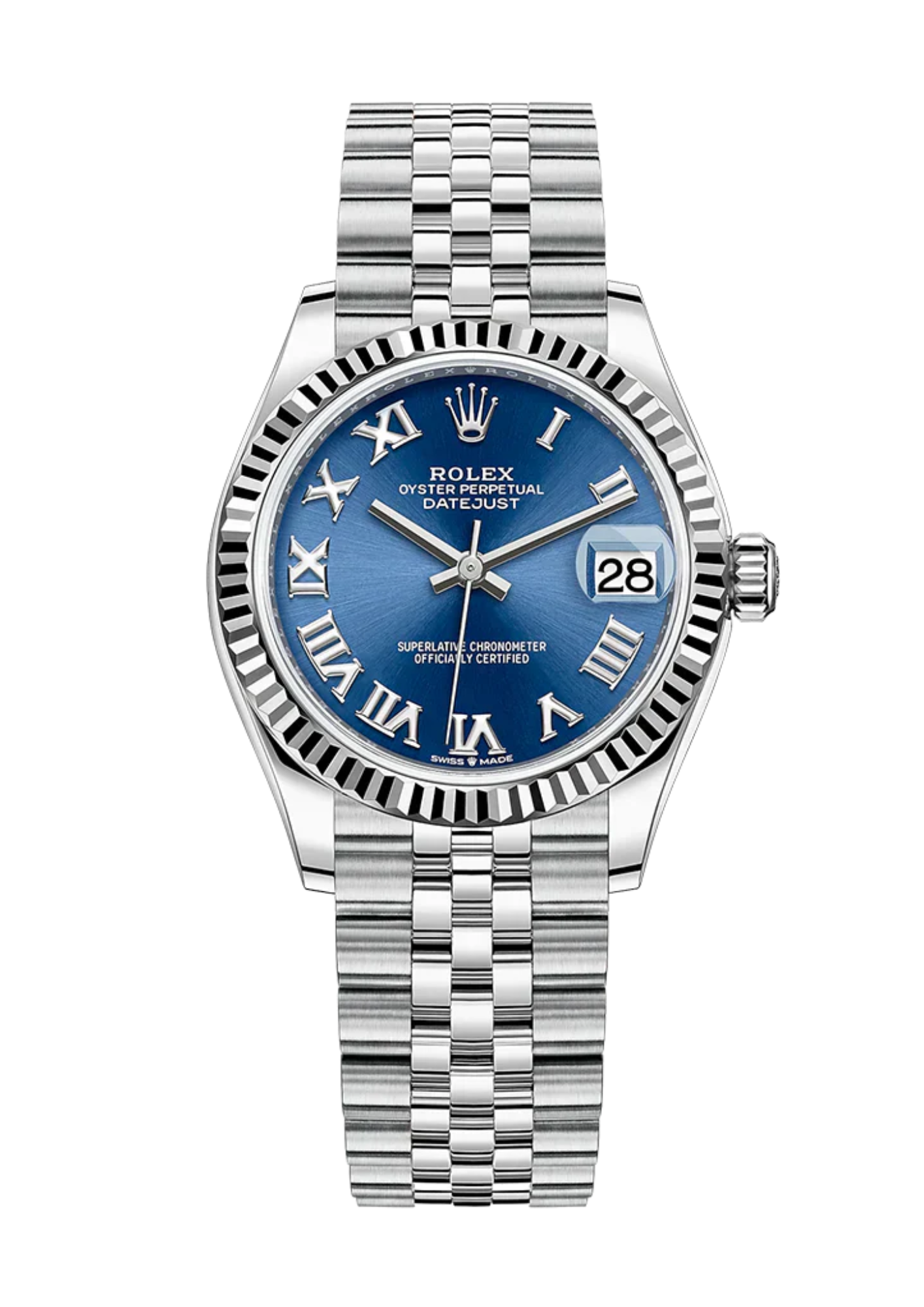 Rolex Datejust 31mm Blue Roman Jubilee 278274