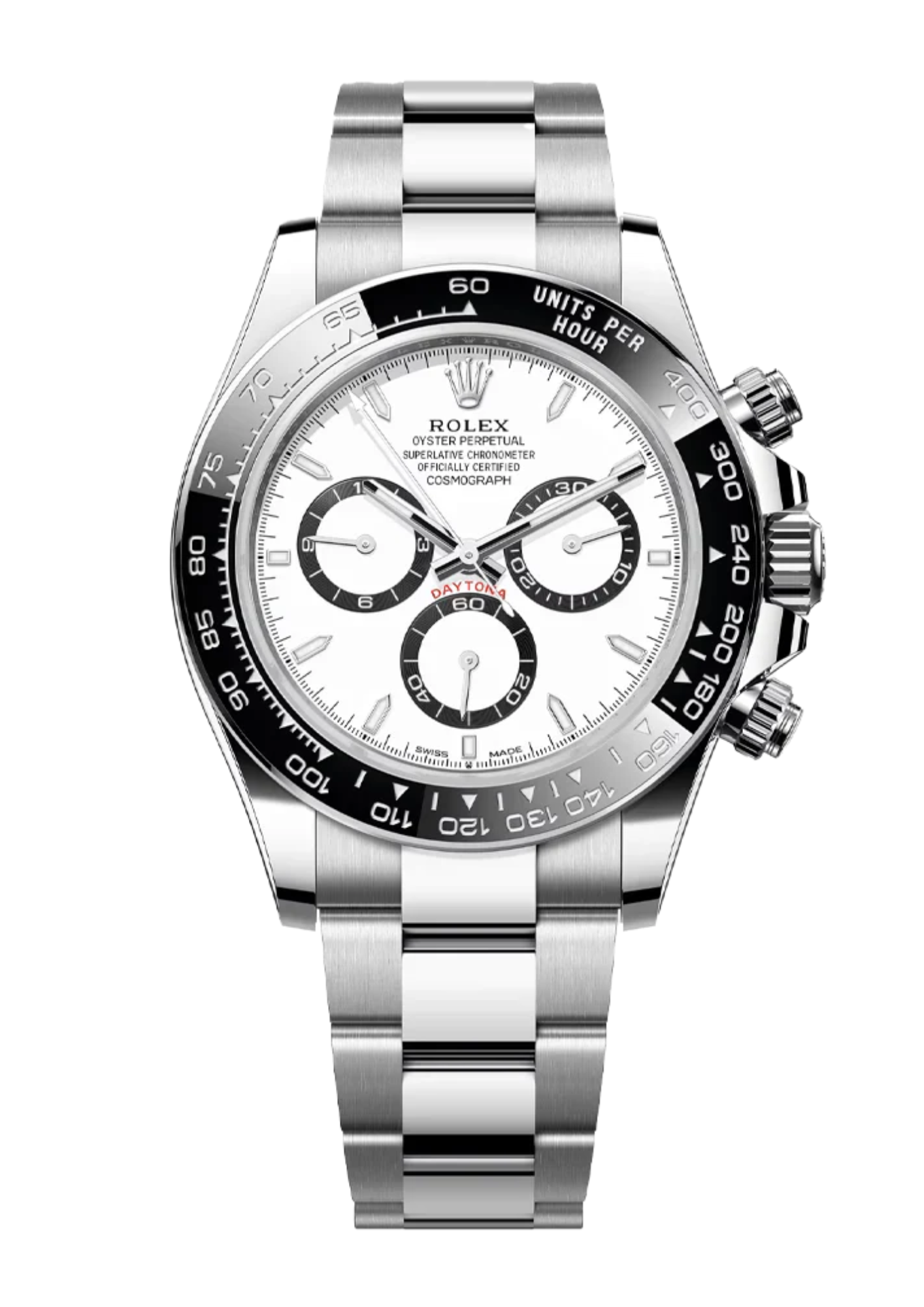 Rolex Cosmograph Daytona Steel White Dial 126500LN