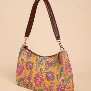Sunlit Petals Baguette Bag