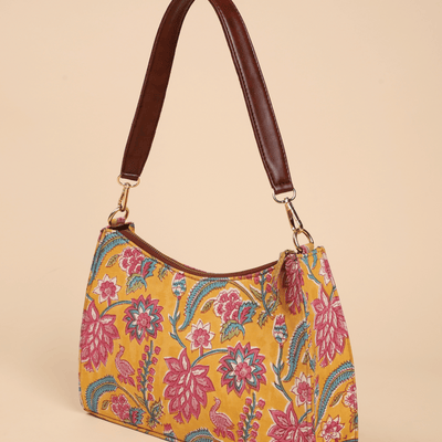 Sunlit Petals Baguette Bag