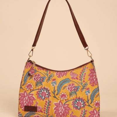 Sunlit Petals Baguette Bag