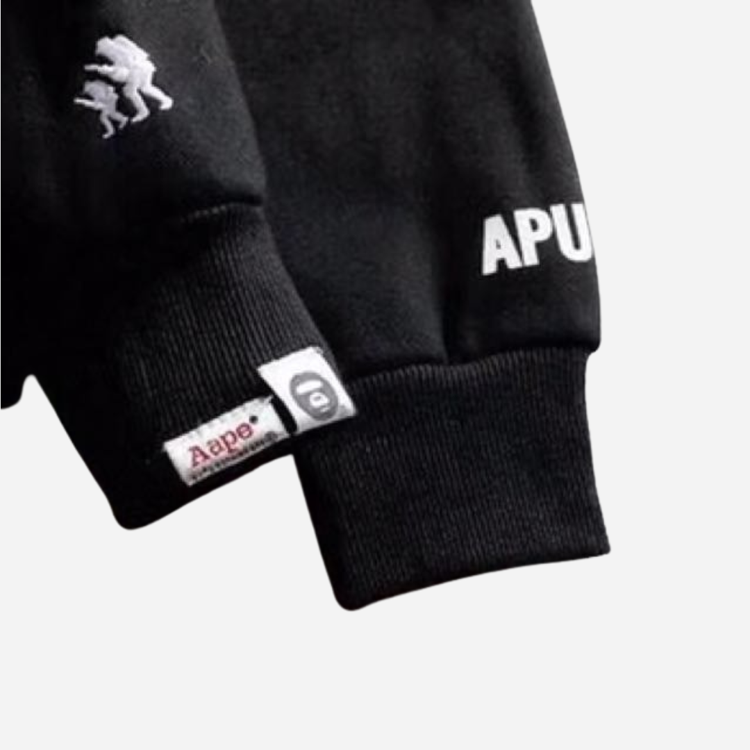 Aape Audi R8 Black Hoodie