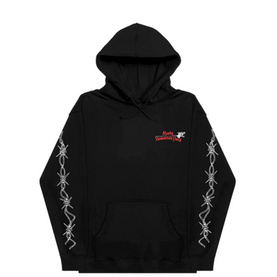 Eminem Shady Demolition Barbed Wire Hoodie (Black )