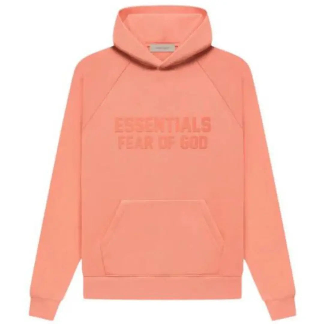 Fear Of God Essentials Hoodie Coral