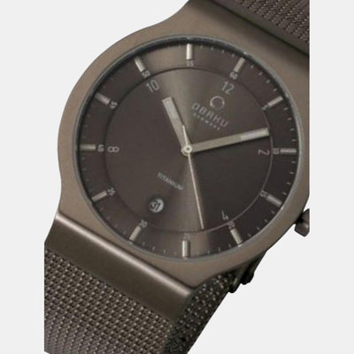 Harmony Men Quartz Black Dial Analog Stainless Steel Watch V133XTJMJ
