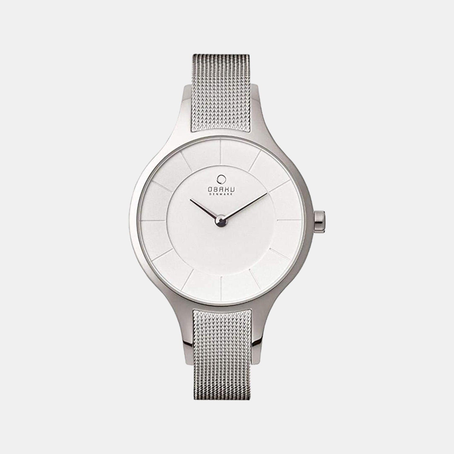 Dis Steel Women Quartz White Dial Analog Stainless Steel Watch V165LXCIMC