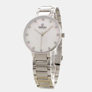 Glad Coral Women Quartz Mother Of Pearl Dial Analog Stainless Steel Watch V189LXCPSC