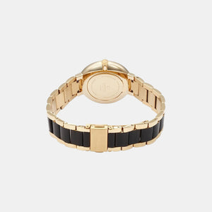 Glad Blackgold Women Quartz Black Dial Analog Stainless Steel Watch V189LXGBSB