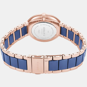 Glad Sunset Women Quartz Two Tone Dial Analog Stainless Steel Watch V189LXVLSL
