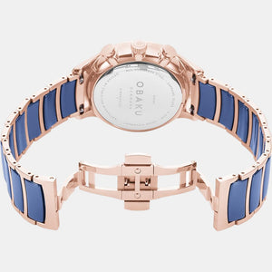 Gran Sunset Men Quartz Blue Dial Analog Stainless Steel Watch V196GUVLSL