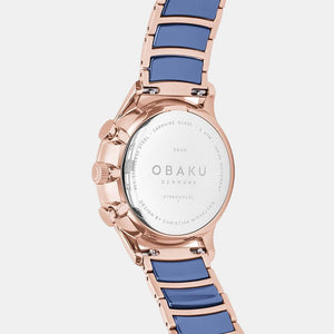 Gran Sunset Men Quartz Blue Dial Analog Stainless Steel Watch V196GUVLSL
