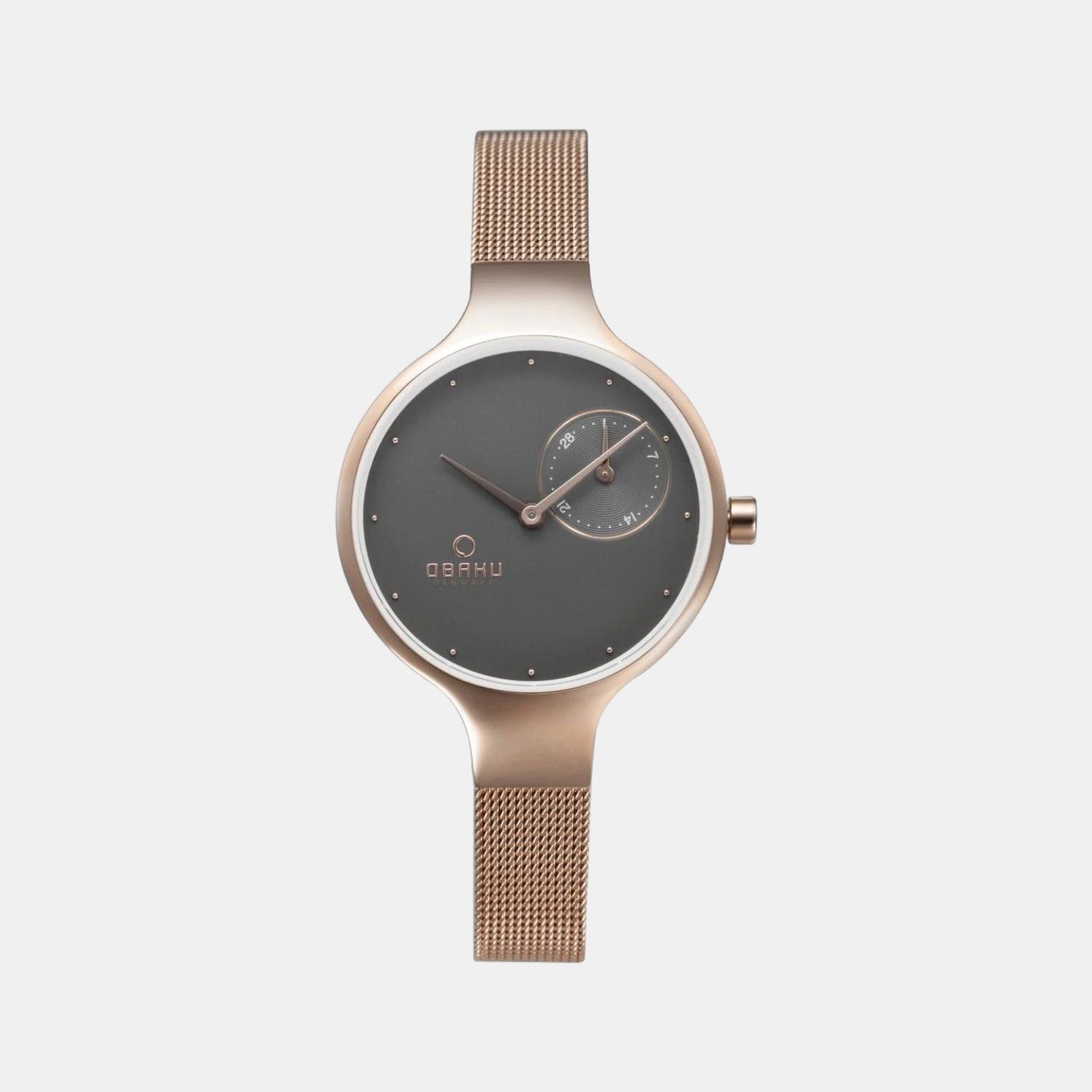 Eng Blush Women Quartz Grey Dial Analog Stainless Steel Watch V201LDVJMV