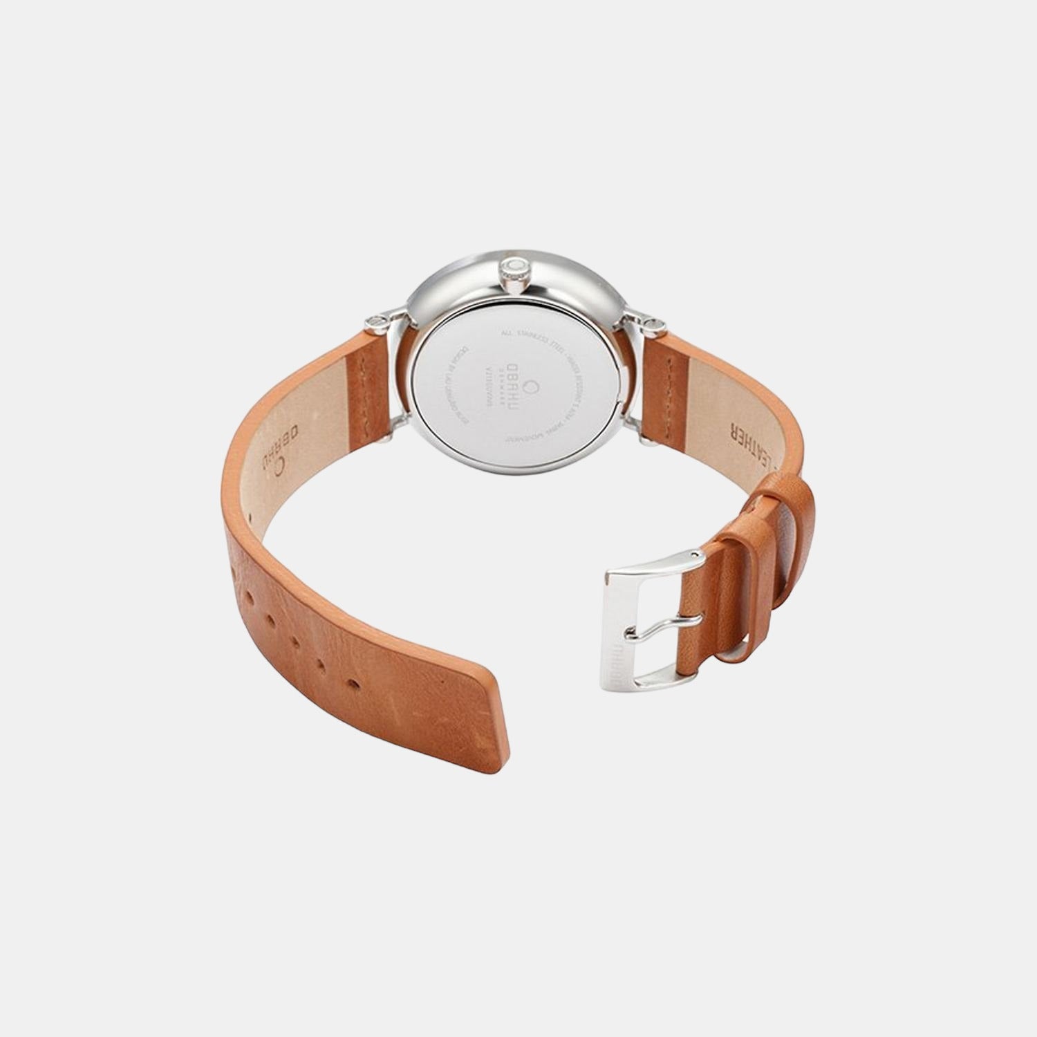 Elm Camel Men Quartz Black Dial Analog Leather Watch V213GUCURZ