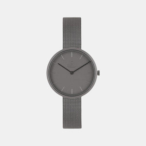 Hassel Lille Women Quartz Grey Dial Analog Stainless Steel Watch V219LXUUMU