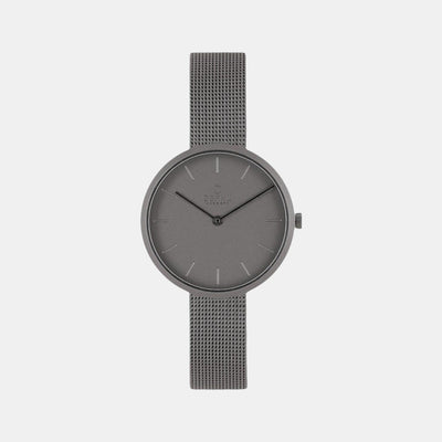 Hassel Lille Women Quartz Grey Dial Analog Stainless Steel Watch V219LXUUMU