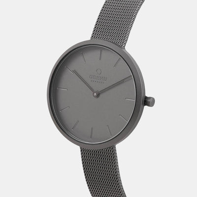 Hassel Lille Women Quartz Grey Dial Analog Stainless Steel Watch V219LXUUMU