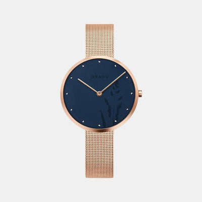 Hassel Natur Azure Women Quartz Blue Dial Analog Stainless Steel Watch V219LXVAMV