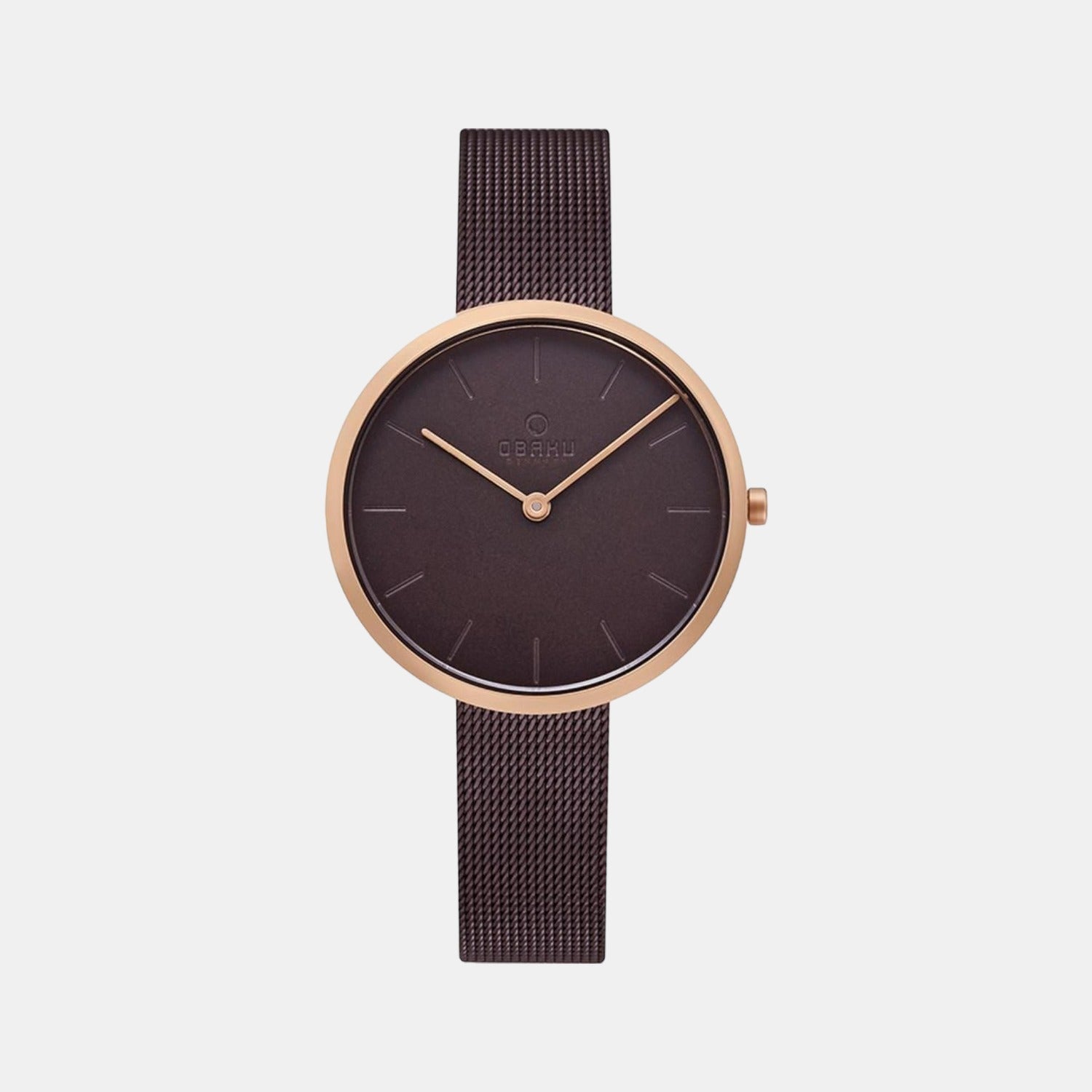 Hassel Lille Women Quartz Brown Dial Analog Stainless Steel Watch V219LXVNMN