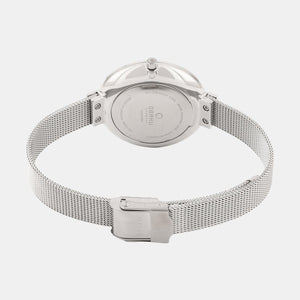 Blomme Women Quartz White Dial Analog Stainless Steel Watch V225LXCIMC