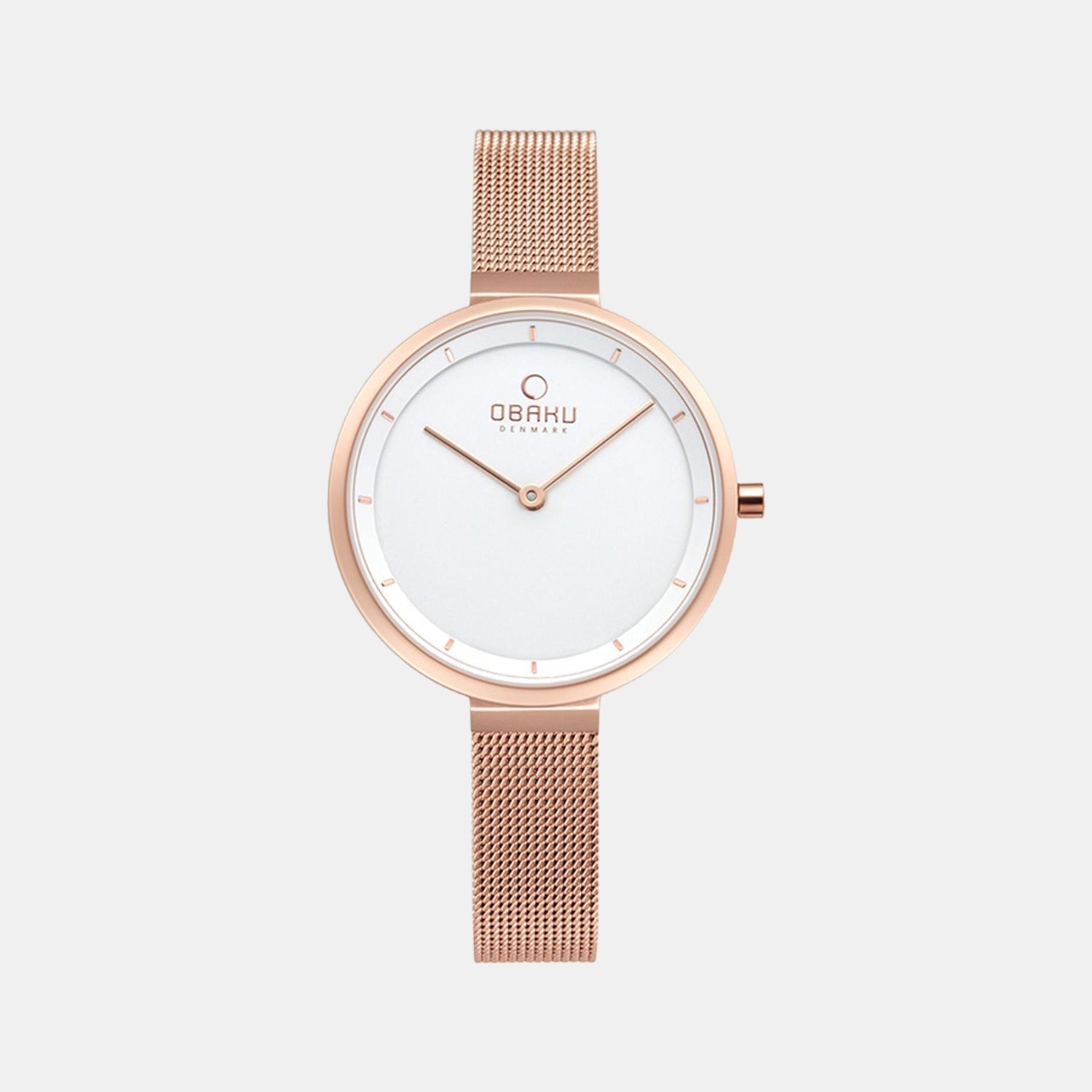 Blomme Women Quartz White Dial Analog Stainless Steel Watch V225LXVIMV