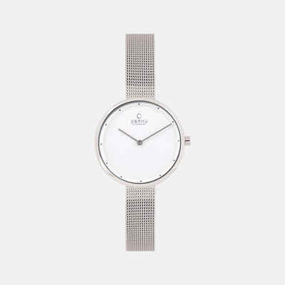 Dok Women Quartz White Dial Analog Stainless Steel Watch V227LXCIMC
