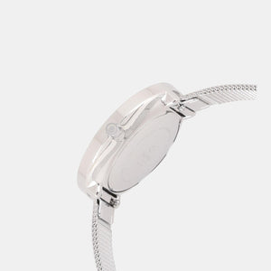Dok Women Quartz White Dial Analog Stainless Steel Watch V227LXCIMC