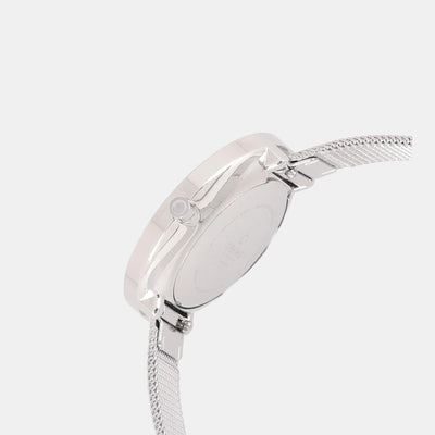 Dok Women Quartz White Dial Analog Stainless Steel Watch V227LXCIMC
