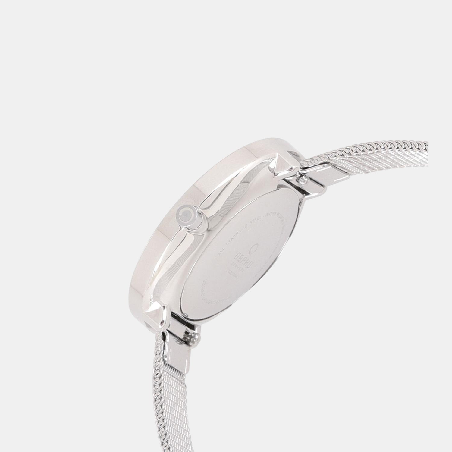 Dok Women Quartz White Dial Analog Stainless Steel Watch V227LXCIMC