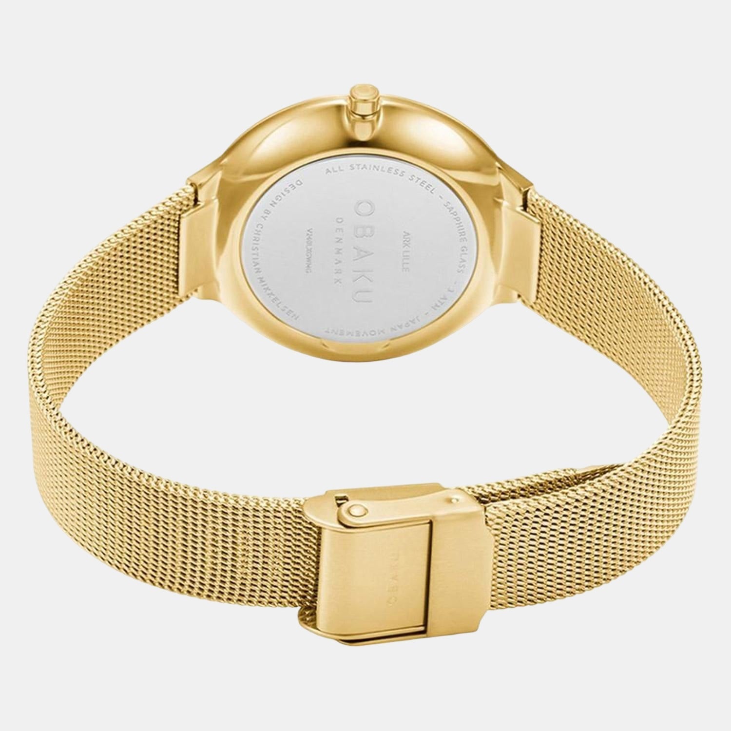 Dok Women Quartz White Dial Analog Stainless Steel Watch V227LXGIMG