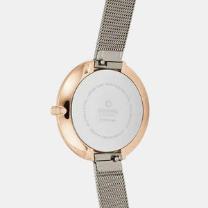 Dok-Granite Women Quartz Grey Dial Analog Stainless Steel Watch V227LXVJMJ
