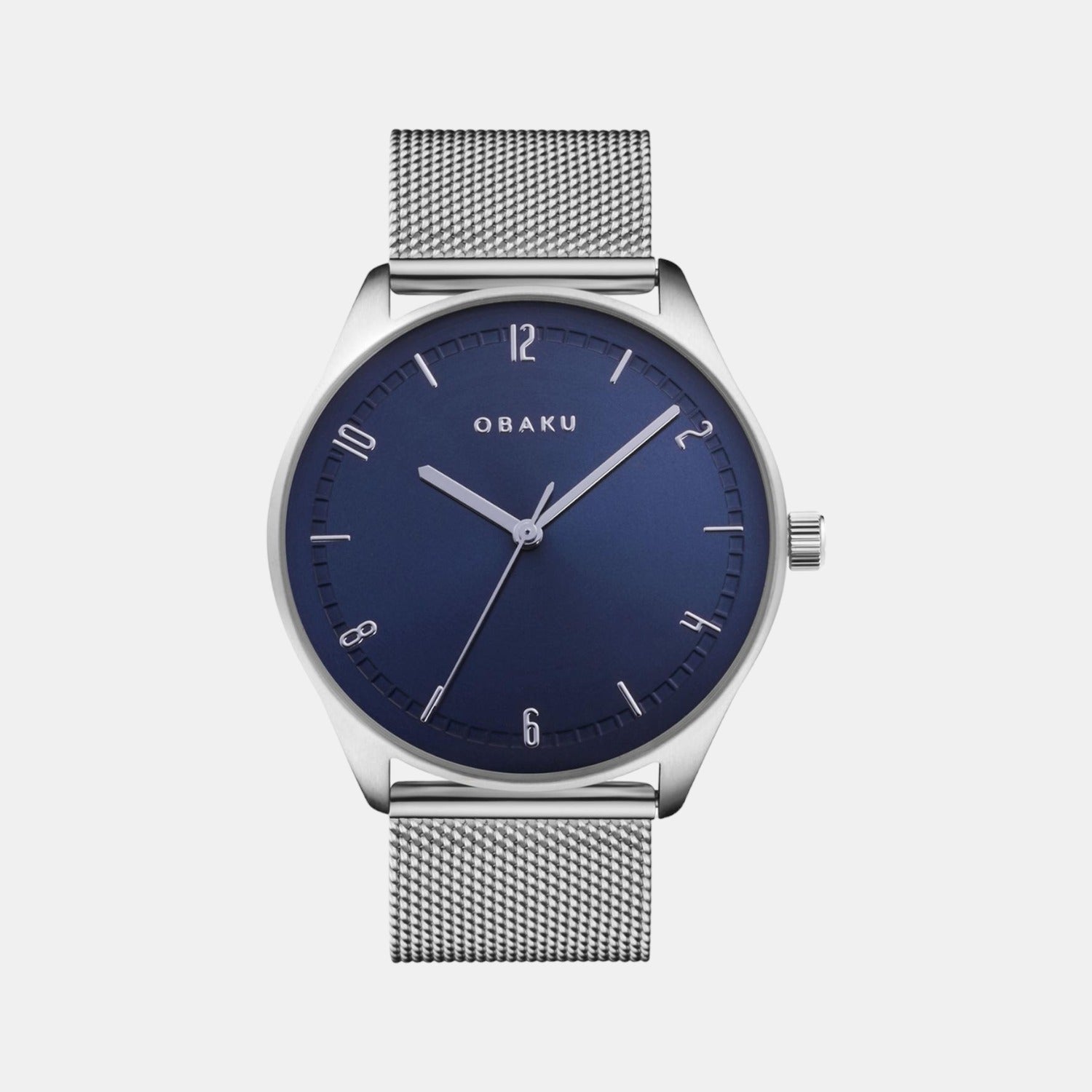 Ager Men Quartz Blue Dial Analog Stainless Steel Watch V235GXCLMC