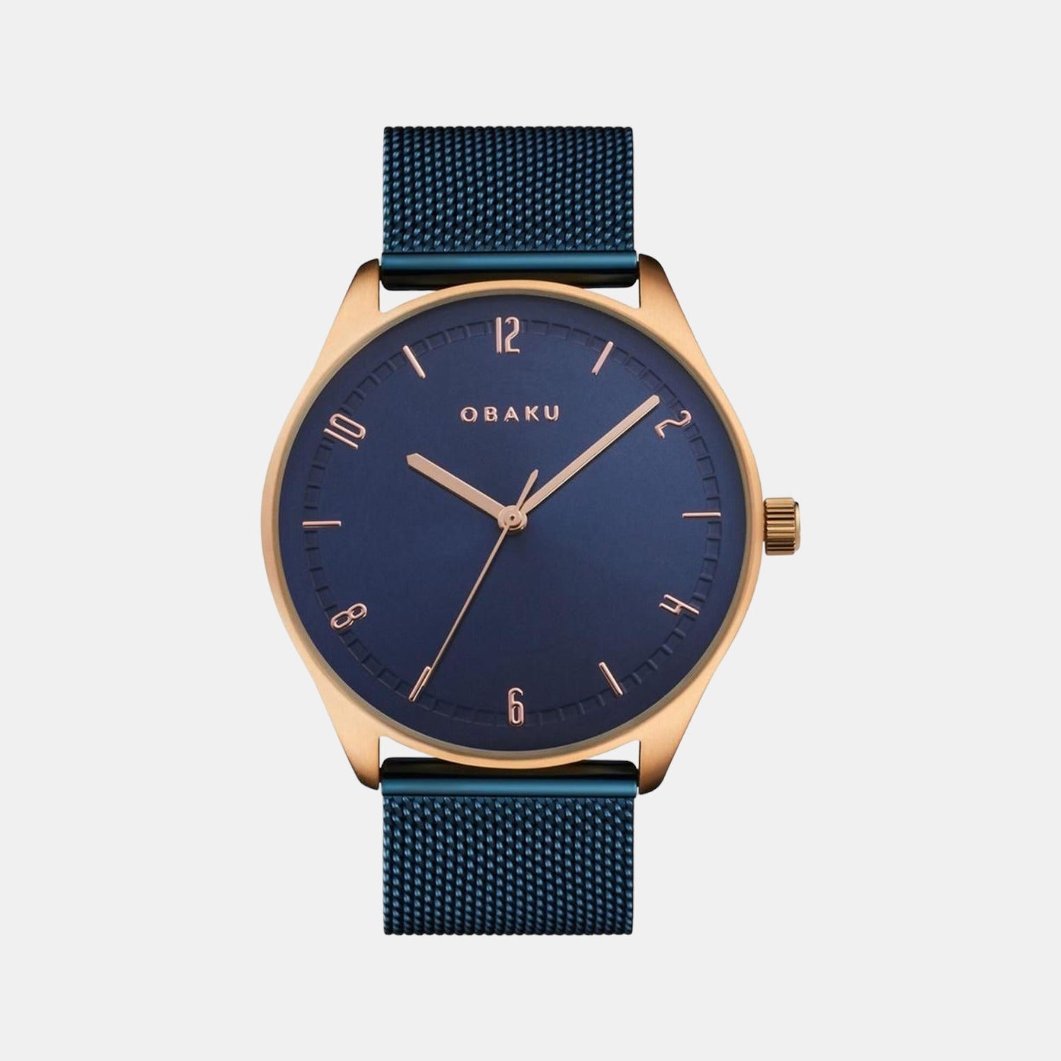 Ager Men Quartz Blue Dial Analog Stainless Steel Watch V235GXVLML