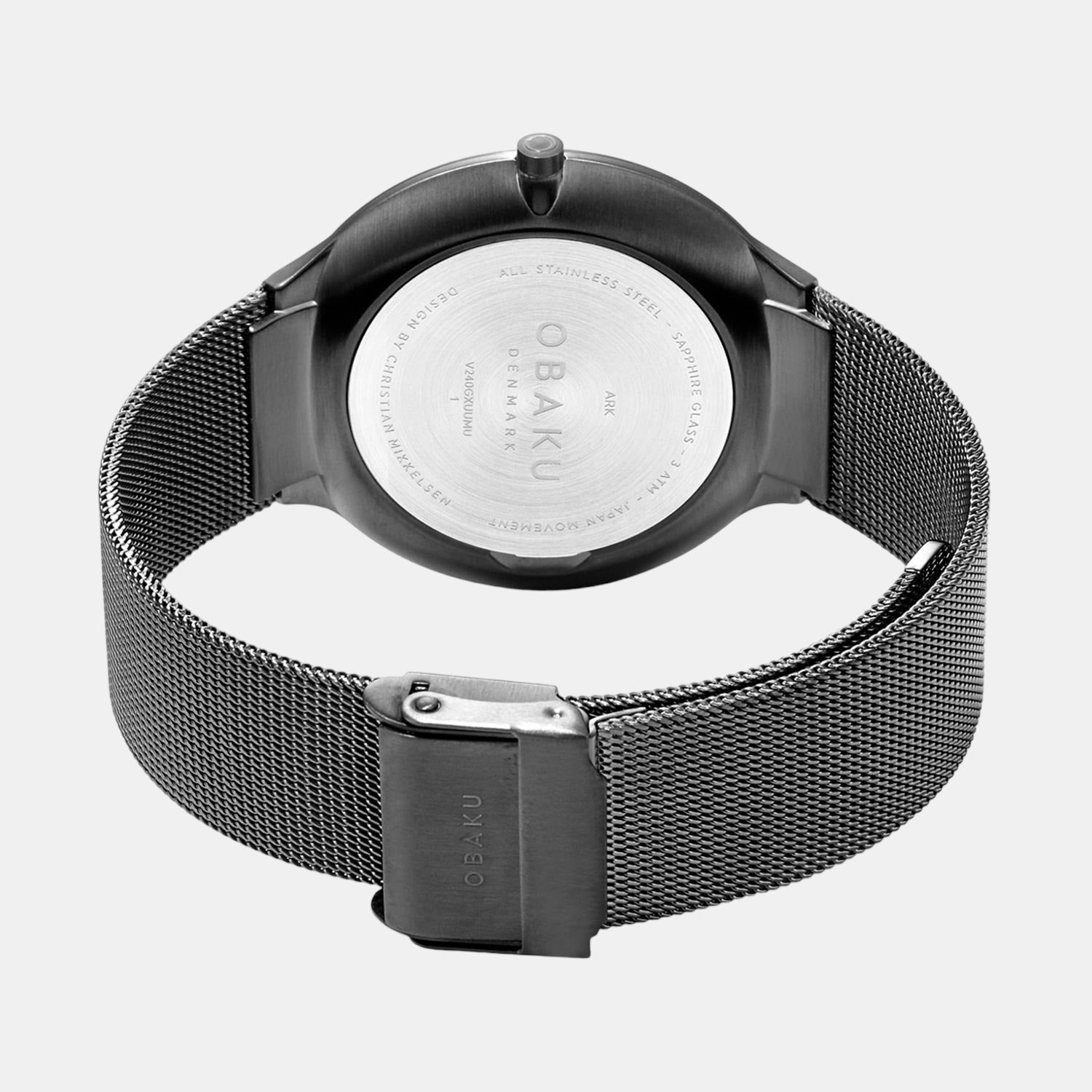 Ark Slim Women Quartz Grey Dial Analog Stainless Steel Watch V240GXUUMU