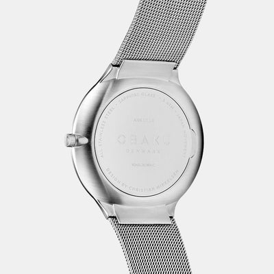 Ark Lille Women Quartz White Dial Analog Stainless Steel Watch V240LXCWMC