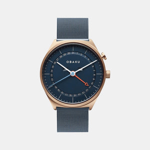 Dato Ocean Men Quartz Blue Dial Analog Stainless Steel Watch V242GMVLML