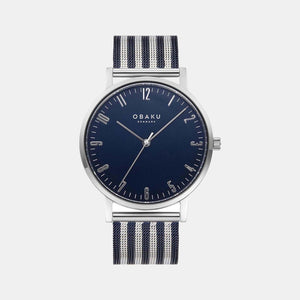 Brink Men Quartz Blue Dial Analog Stainless Steel Watch V248GXCLMK