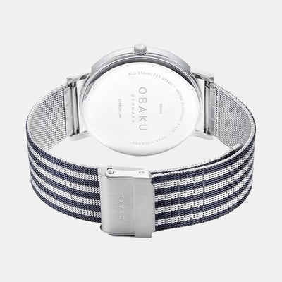 Brink Men Quartz Blue Dial Analog Stainless Steel Watch V248GXCLMK