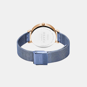 Draabe Lille Ocean Women Quartz Blue Dial Analog Stainless Steel Watch V248LHVLML