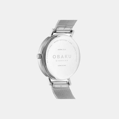 Brink Women Quartz White Dial Analog Stainless Steel Watch V248LXCIMM
