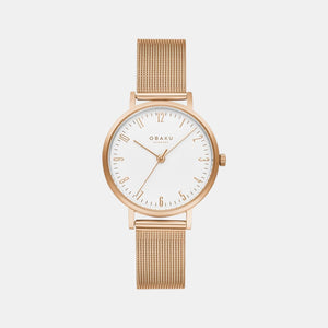 Brink Women Quartz White Dial Analog Stainless Steel Watch V248LXVIMV