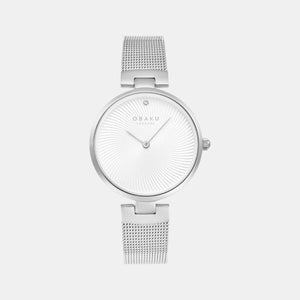 Diamant Women Quartz White Dial Analog Stainless Steel Watch V256LXCIMC