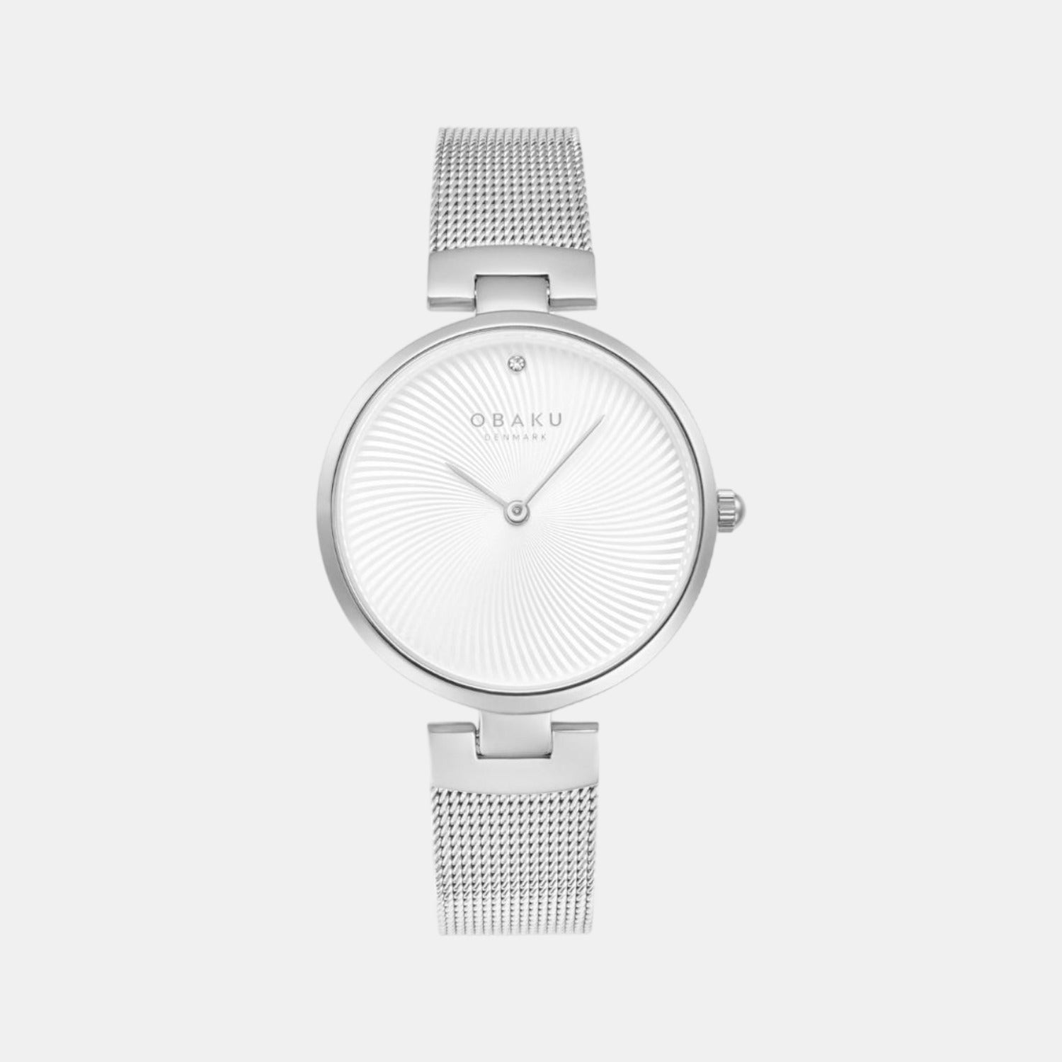 Diamant Women Quartz White Dial Analog Stainless Steel Watch V256LXCIMC
