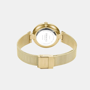 Diamant Women Quartz White Dial Analog Stainless Steel Watch V256LXGIMG
