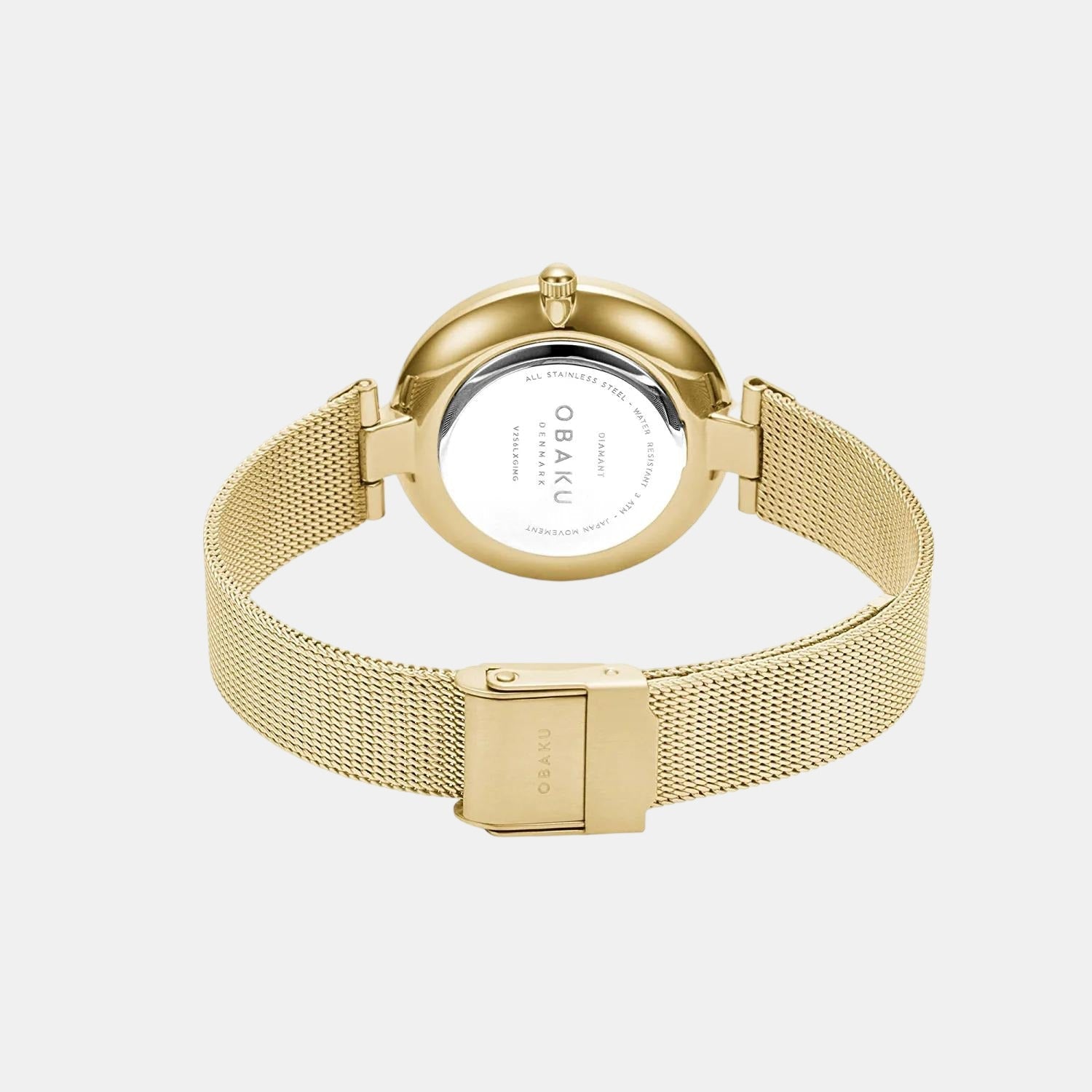 Diamant Women Quartz White Dial Analog Stainless Steel Watch V256LXGIMG