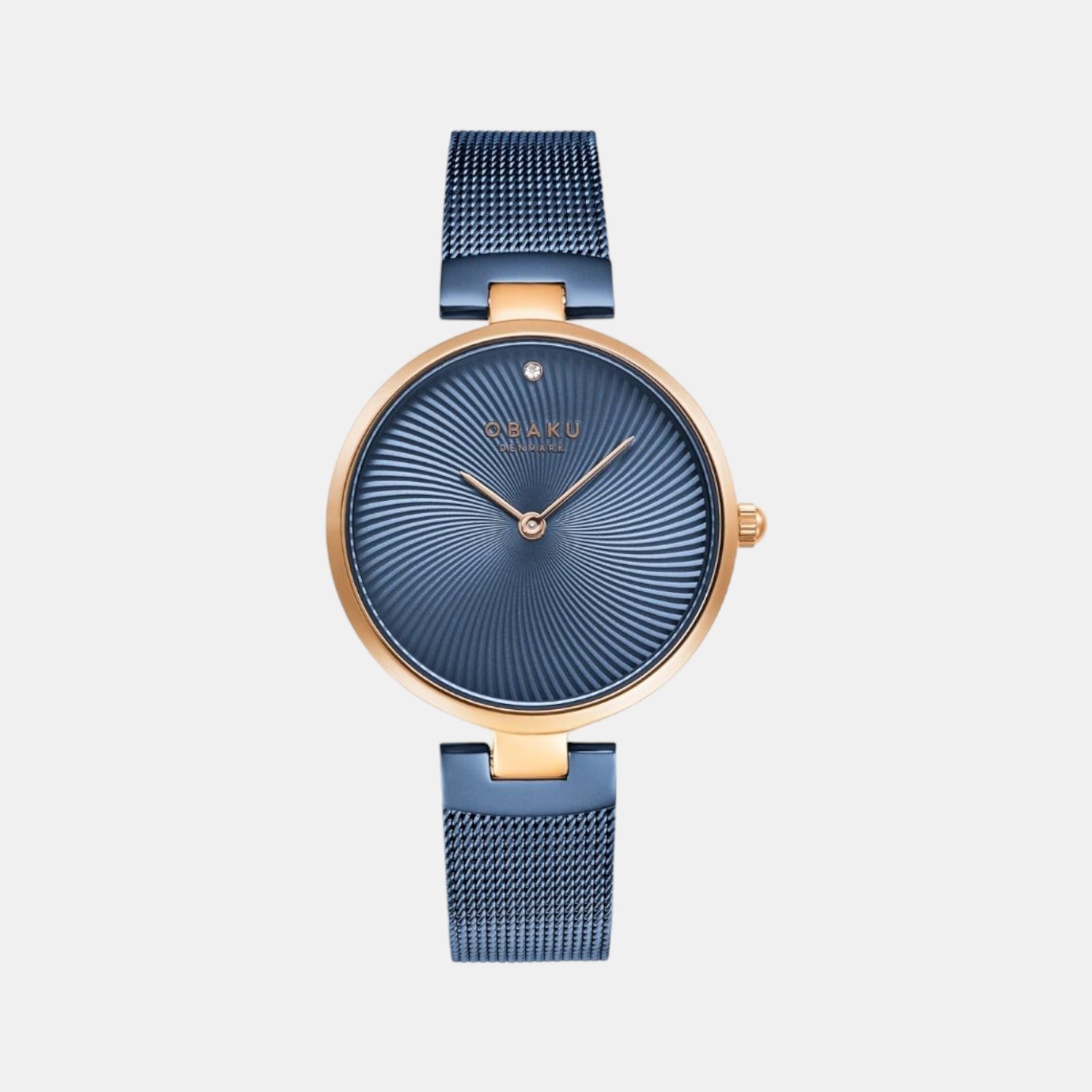 Diamant Women Quartz Blue Dial Analog Stainless Steel Watch V256LXVLML